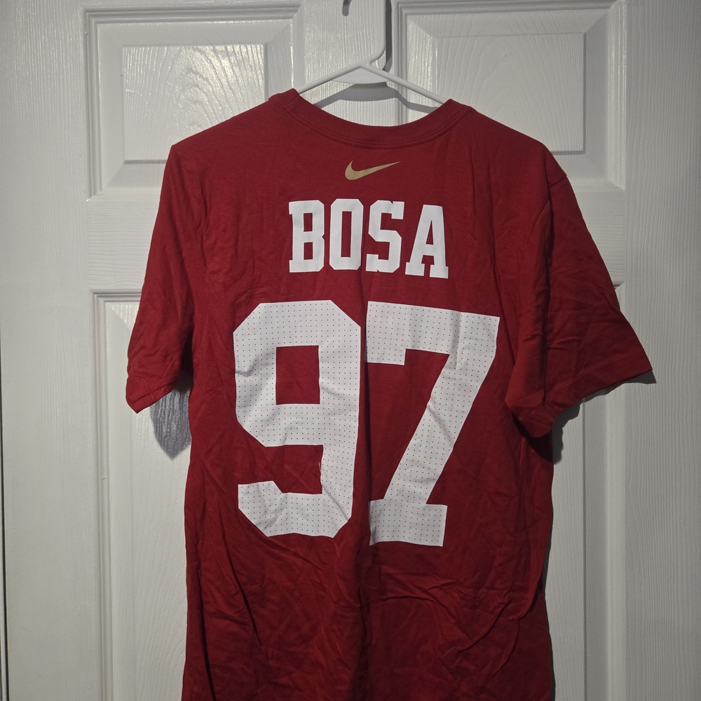 Nike Red BOSA 97 Short Sleeve Tee 49ers